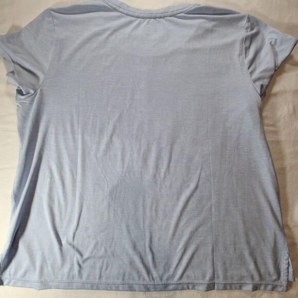 2-Pack GAIAM & Reebok Dri-Fit T-Shirts XL Green Blue Moisture-Wicking Tee - Picture 2 of 10